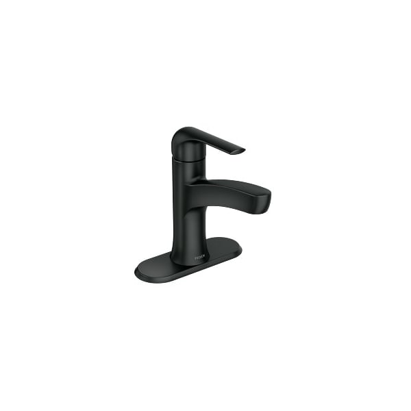 Tilson One-Handle High Arc Bathroom Faucet in Matte Black